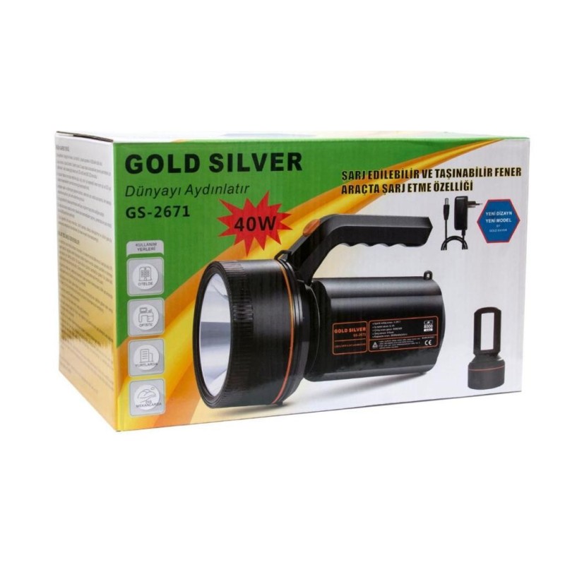 Проекторний ліхтар Gold Silver GS-2671, 40W - Зображення 5