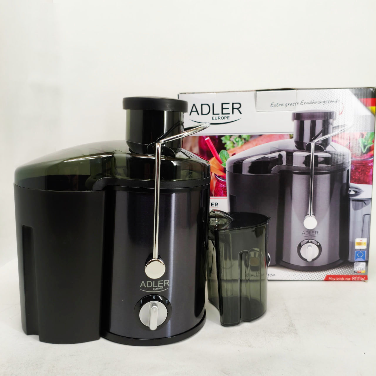 Соковитискач для фруктів та овочів Adler AD 4132 800Вт 2 Соковитискач для фруктів та овочів Adler AD 4132 800Вт - Зображення 2
