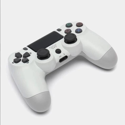 Джойстик DOUBLESHOCK для PS 4, бездротовий ігровий геймпад PS4/PC акумуляторний джойстик. Колір білий - Зображення 6