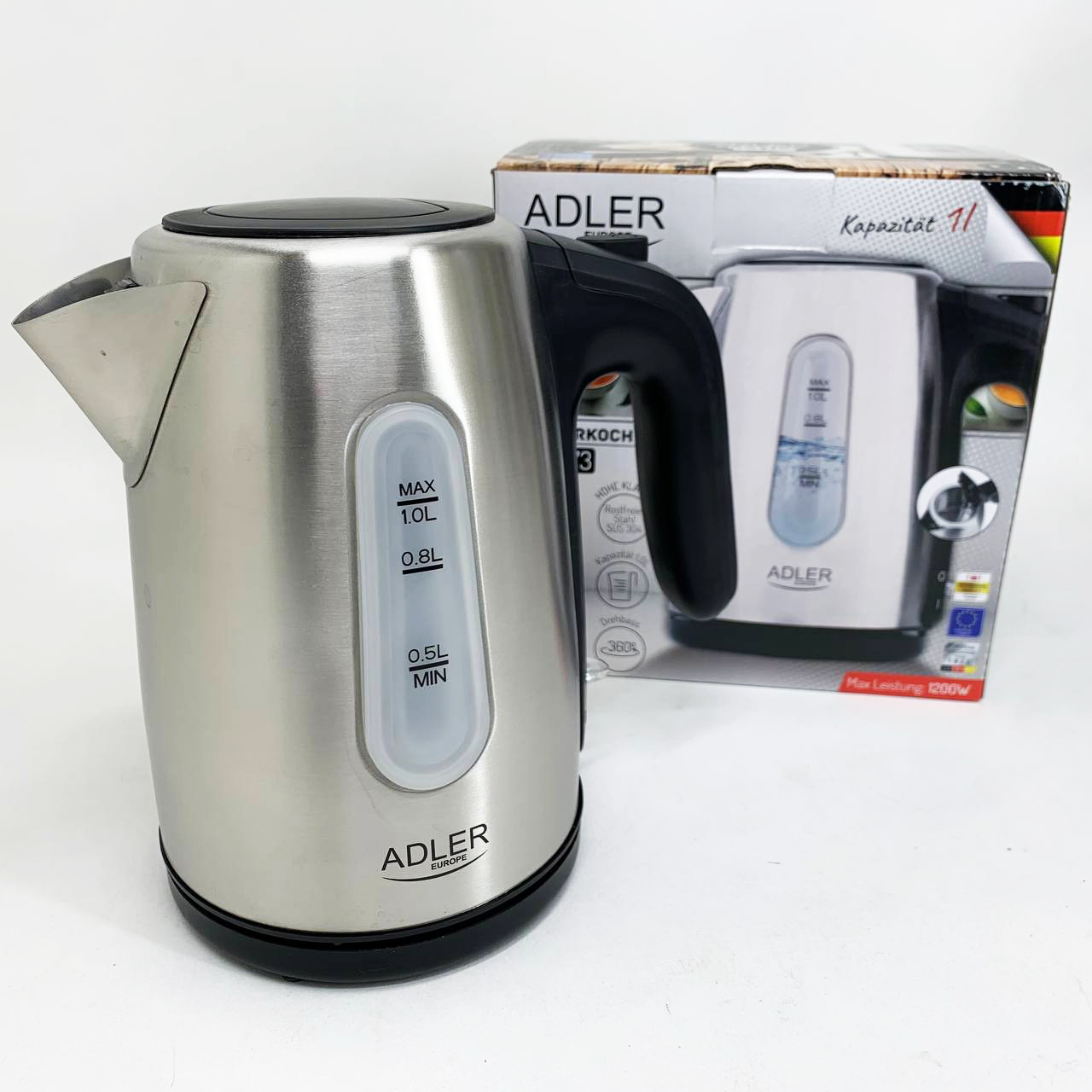 Електрочайник Adler AD 1273 1л 3 Електрочайник Adler AD 1273 1л - Зображення 3