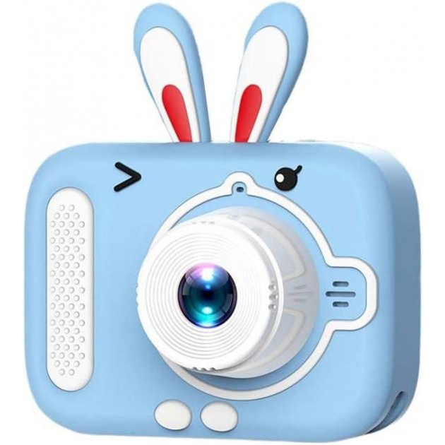 Дитячий цифровий фотоапарат X900 Rabbit Колір: блакитний 4 Дитячий цифровий фотоапарат X900 Rabbit Колір: блакитний - Зображення 4