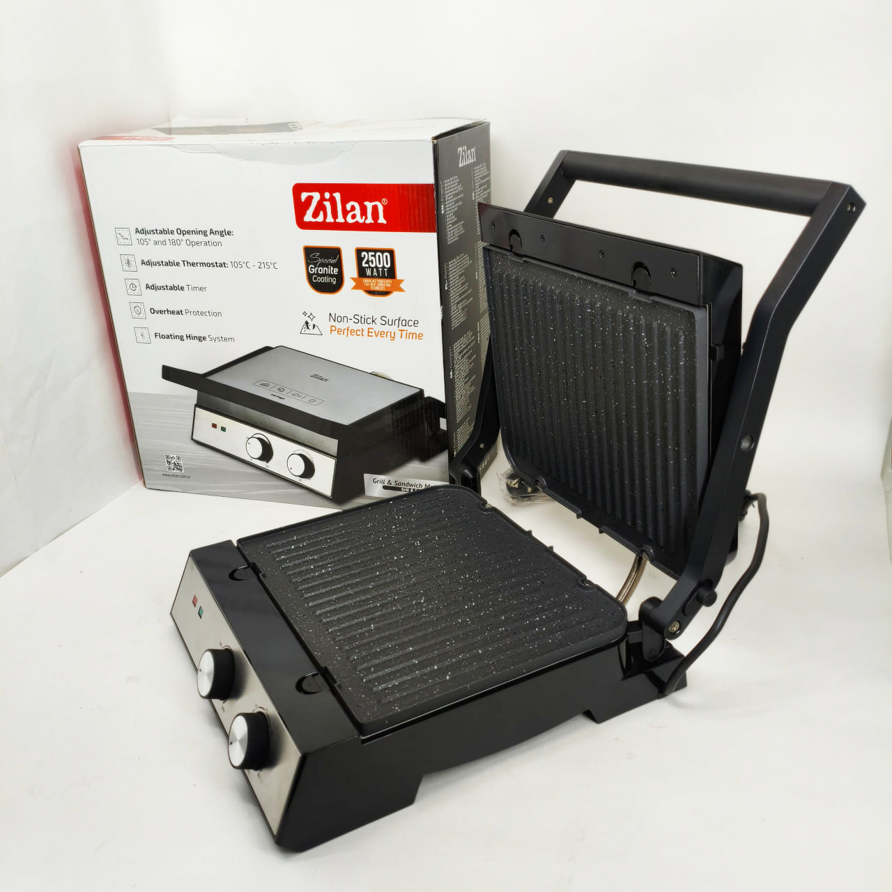 Гриль електричний Zilan ZLN3966 2500Вт 3 Гриль електричний Zilan ZLN3966 2500Вт - Зображення 3