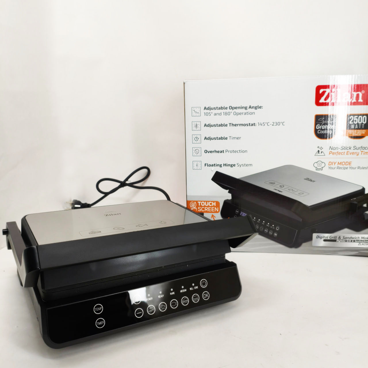 Гриль електричний Zilan ZLN3942 2000Вт 2 Гриль електричний Zilan ZLN3942 2000Вт - Зображення 2