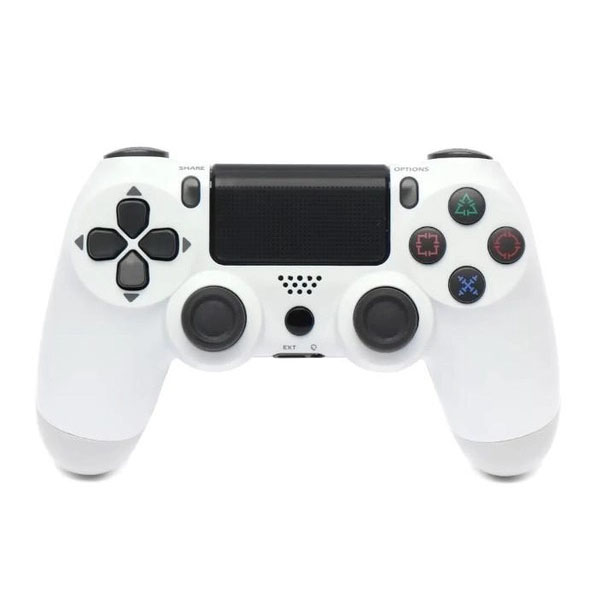 Джойстик DOUBLESHOCK для PS 4, бездротовий ігровий геймпад PS4/PC акумуляторний джойстик. Колір білий - Зображення 4