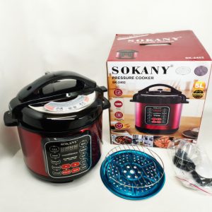 Мультиварка Sokany SK-2402 електрична скороварка з чашею 5л з антипригарним покриттям 1000Вт