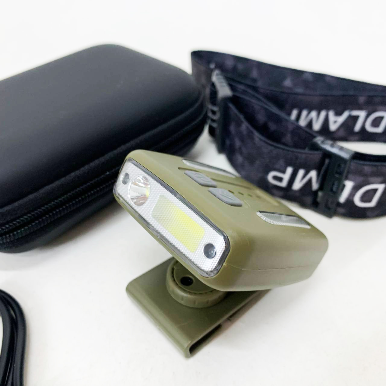 Ліхтар налобний Police W6129-XPE+COB+8RGB - Зображення 6