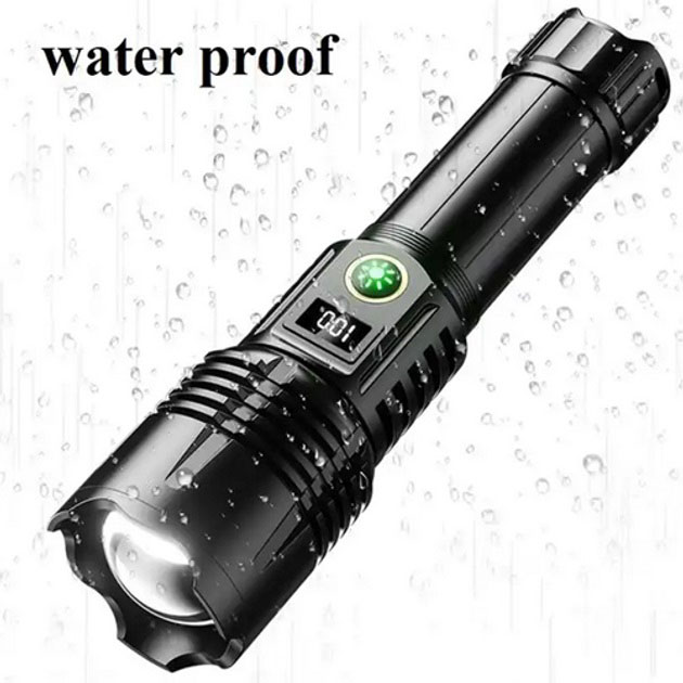 Ліхтар акумуляторний PLD-501 White Laser LED PM10-TG, потужний акумуляторний лед ліхтарик, сильний ліхтарик - Зображення 7