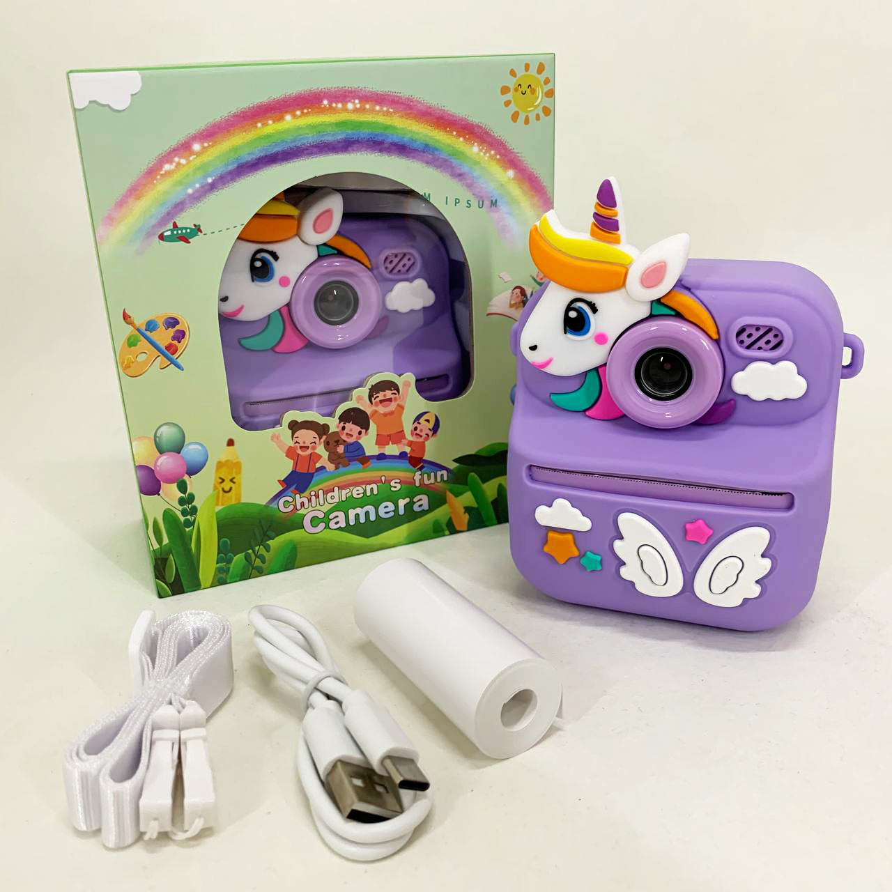 Дитячий фотоапарат миттєвого друку S11 Purple - Зображення 5