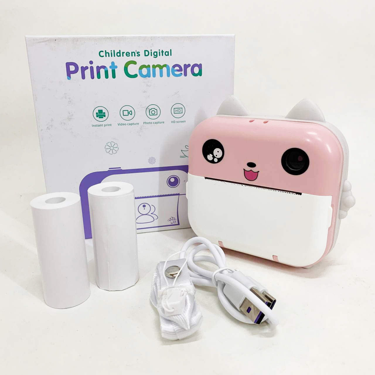 Дитячий фотоапарат Y601 PINK - Зображення 6