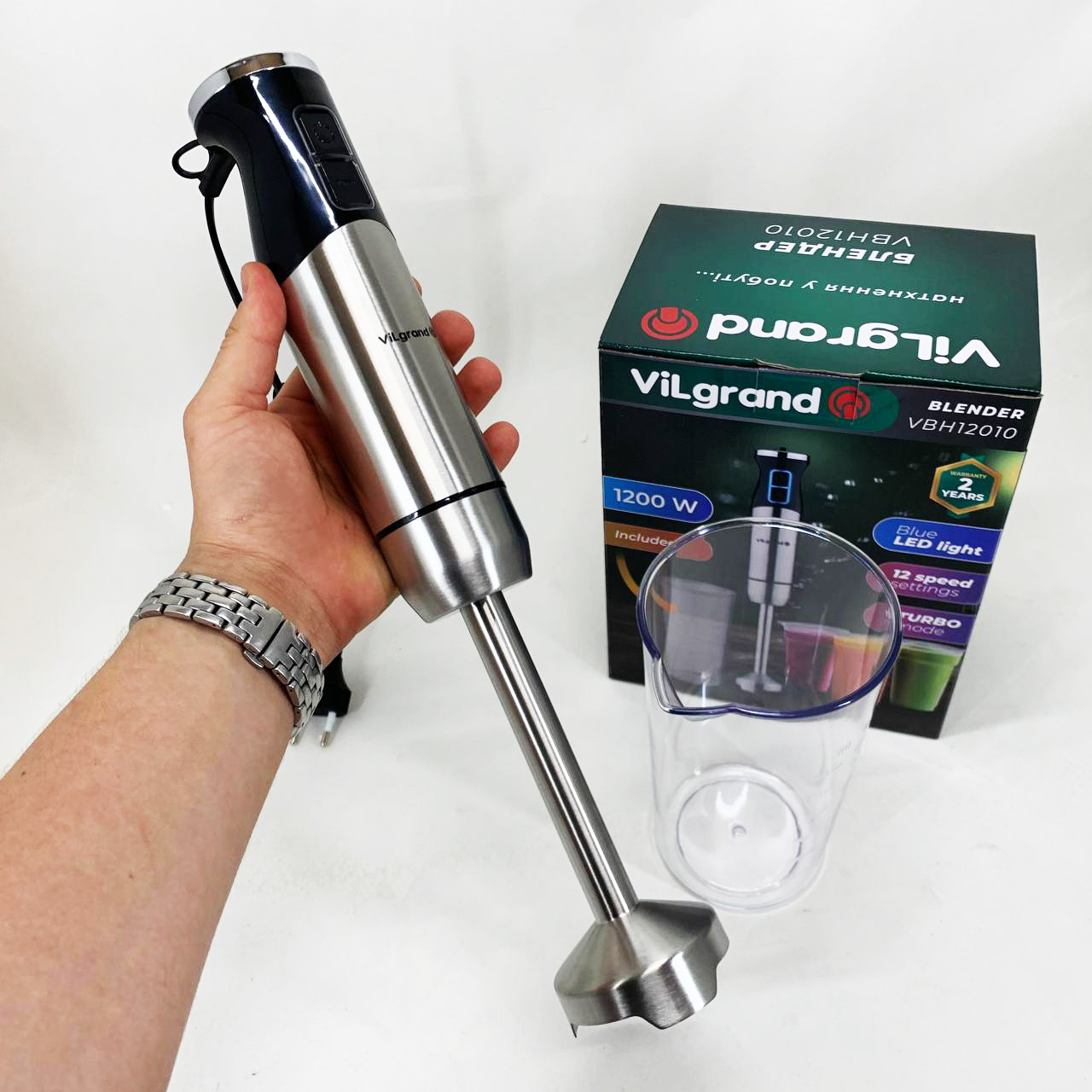 Блендер занурювальний VILGRAND VBH12010 - Зображення 3