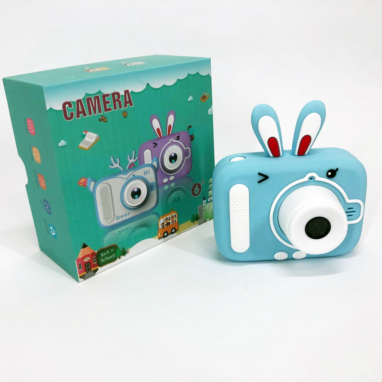 Дитячий цифровий фотоапарат X900 Rabbit Колір: блакитний 7 Дитячий цифровий фотоапарат X900 Rabbit Колір: блакитний - Зображення 7