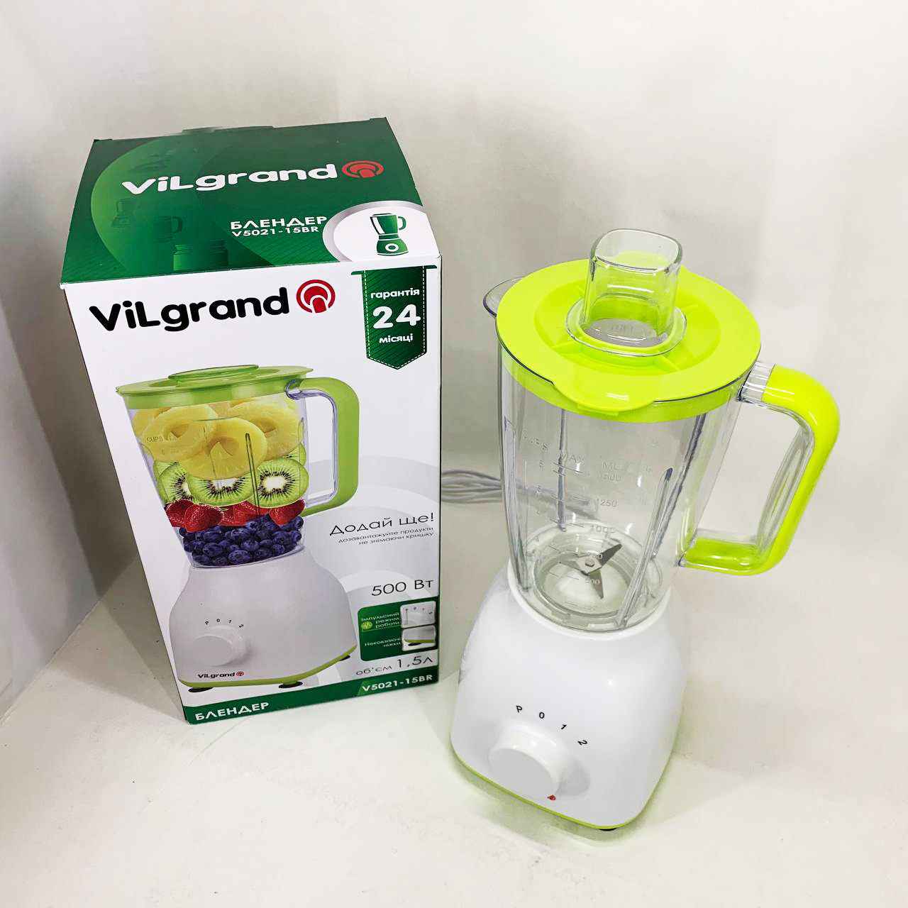 Блендер стаціонарний VILGRAND V5021-15BR 3 Блендер стаціонарний VILGRAND V5021-15BR - Зображення 3