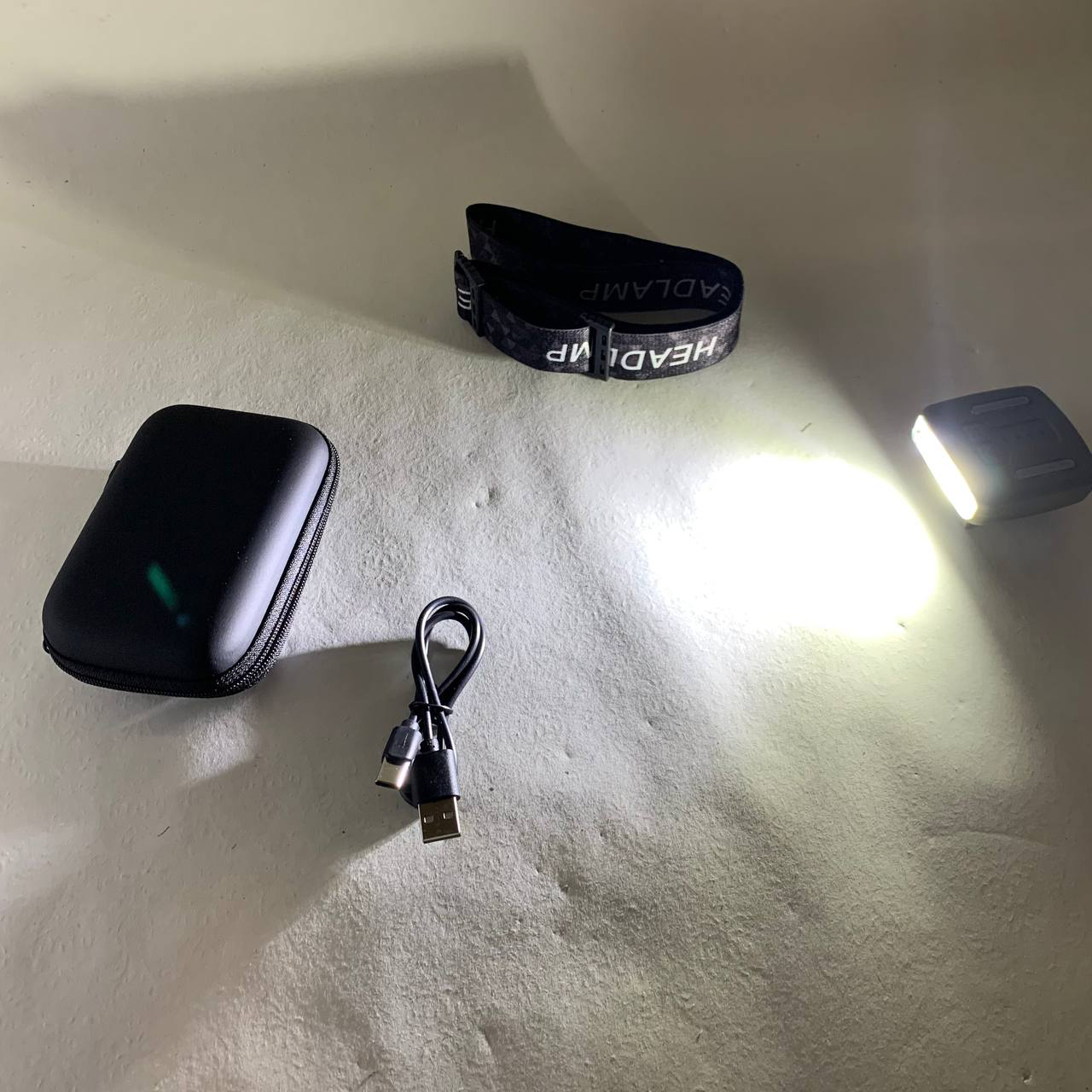 Ліхтар налобний Police W6129-XPE+COB+8RGB - Зображення 3
