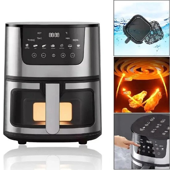Аерогриль Domotec MS-3225 3800Вт 7л багатофункціональний з регулюванням температури 3 Аерогриль Domotec MS-3225 3800Вт 7л багатофункціональний з регулюванням температури - Зображення 3