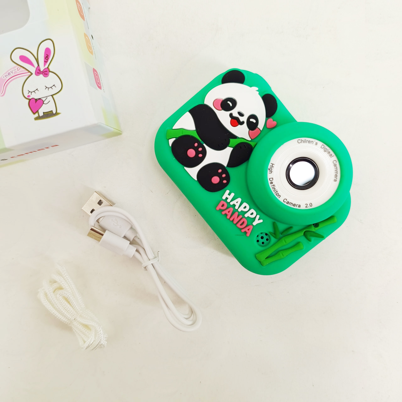 Дитячий фотоапарат M03 Panda Green 1 Дитячий фотоапарат M03 Panda Green