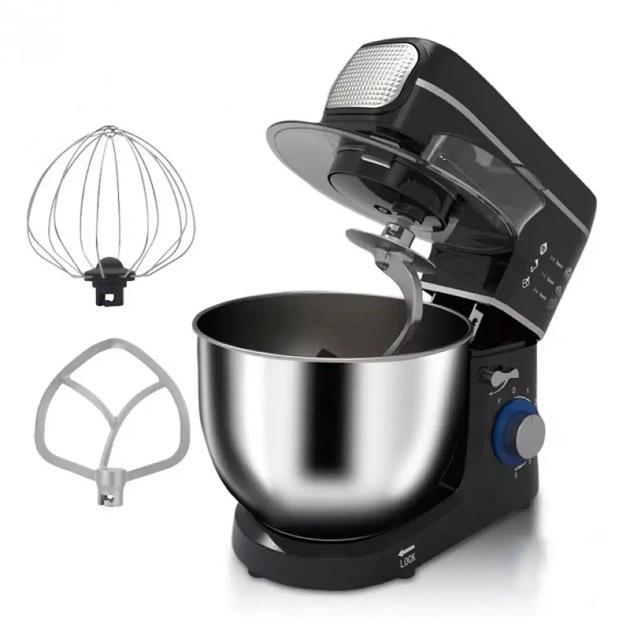 Кухонний комбайн Domotec MS-6676B 5в1 10л 1400Вт міксер/м'ясорубка, стаціонарний планетарний тістоміс 3 Кухонний комбайн Domotec MS-6676B 5в1 10л 1400Вт міксер/м'ясорубка, стаціонарний планетарний тістоміс - Зображення 3