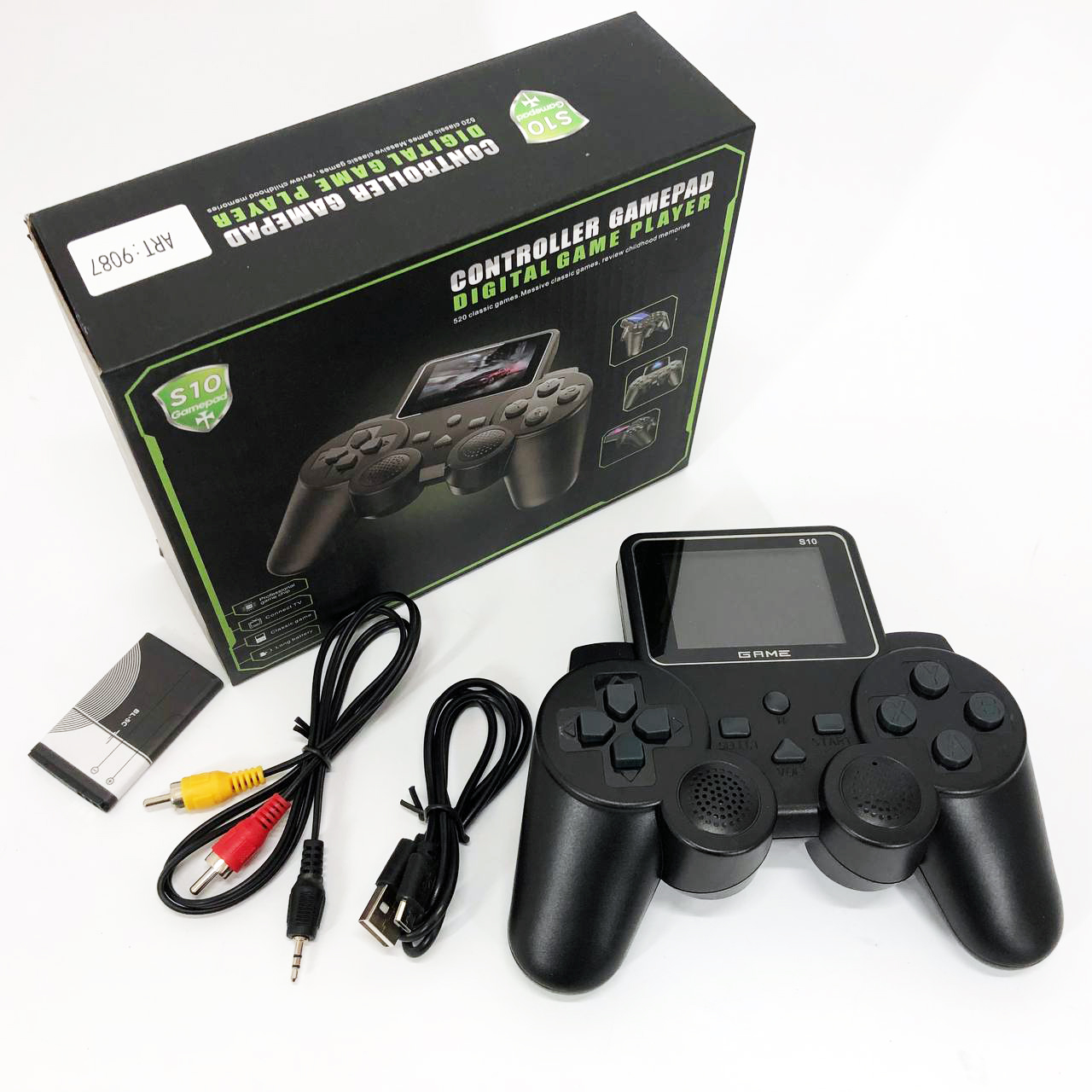 Ігрова консоль-джойстик S10 з 2.4 дюймовим LCD екраном, Ігрова приставка game, Дитяча приставка тетріс