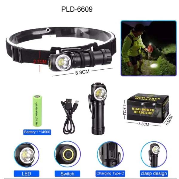 Ліхтар налобний Police 6609-LED 1 Ліхтар налобний Police 6609-LED