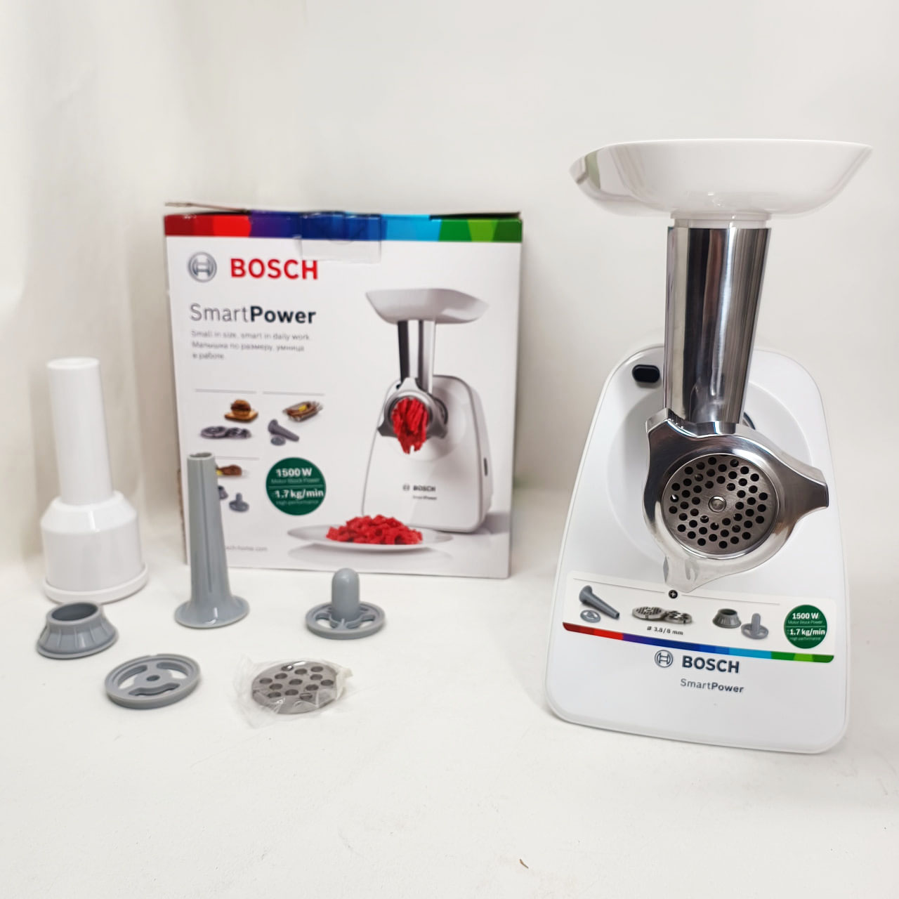 М'ясорубка Bosch SmartPower MFW2520W - Зображення 5
