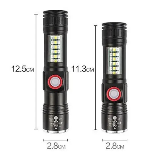 Ліхтар SY-1903C-P50+SMD+RGB Alarm, ЗУ USB, кишеньковий ліхтар із usb зарядкою, надпотужний ліхтарик 4 Ліхтар SY-1903C-P50+SMD+RGB Alarm, ЗУ USB, кишеньковий ліхтар із usb зарядкою, надпотужний ліхтарик - Зображення 4