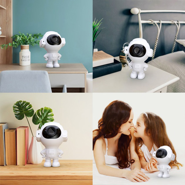 Зірковий 3D проектор Astronaut Bluetooth з пультом, Проектор нічний космонавт зоряне небо в дитячий - Зображення 4