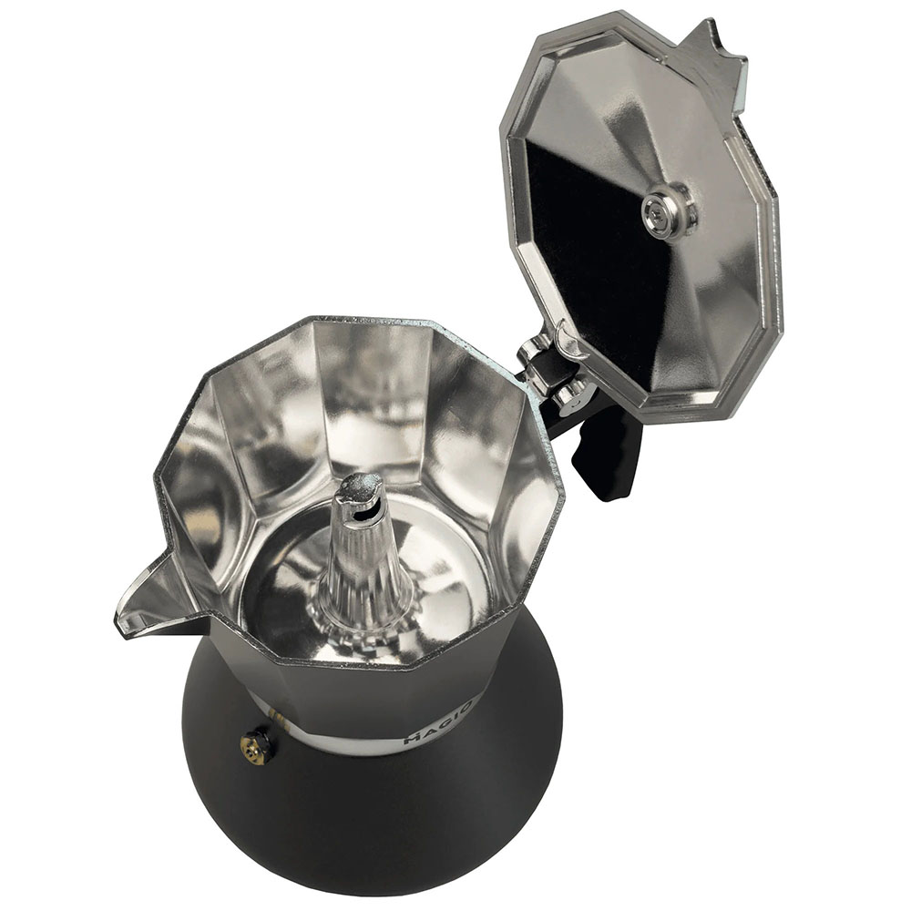 Гейзерна кавоварка Magio MG-1006 450 мл, Гейзер для кави, Кавоварка еспресо для плити - Зображення 4