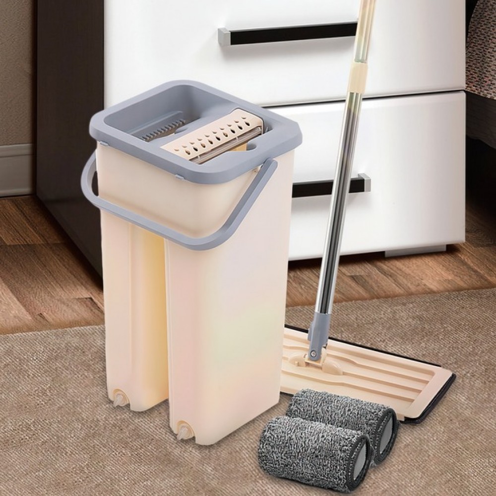 Швабра з відром і самовіджимом 4л Тріумф, Spin Mop Scratch Cleaning 360, швабра ледарка 1 Швабра з відром і самовіджимом 4л Тріумф, Spin Mop Scratch Cleaning 360, швабра ледарка