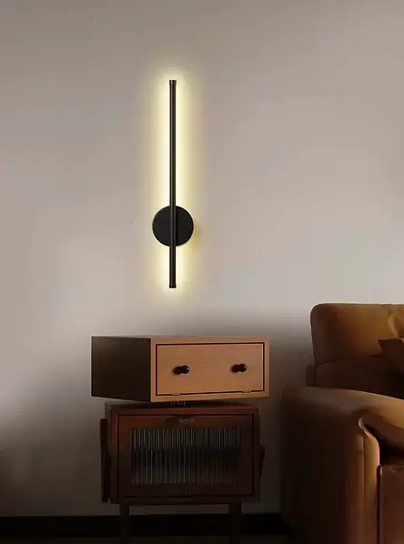 Світильник настінний 60 см Strip light HA-125 Чорний 2 Світильник настінний 60 см Strip light HA-125 Чорний - Зображення 2