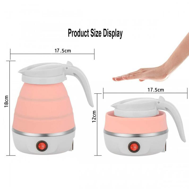 Електрочайник складаний Travel Folding 600ml. Колір: рожевий - Зображення 6