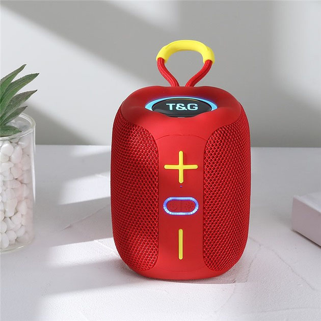 Портативна Bluetooth колонка TG658 8W з RGB підсвічуванням, колонка для вечірки. Колір: червоний 3 Портативна Bluetooth колонка TG658 8W з RGB підсвічуванням, колонка для вечірки. Колір: червоний - Зображення 3
