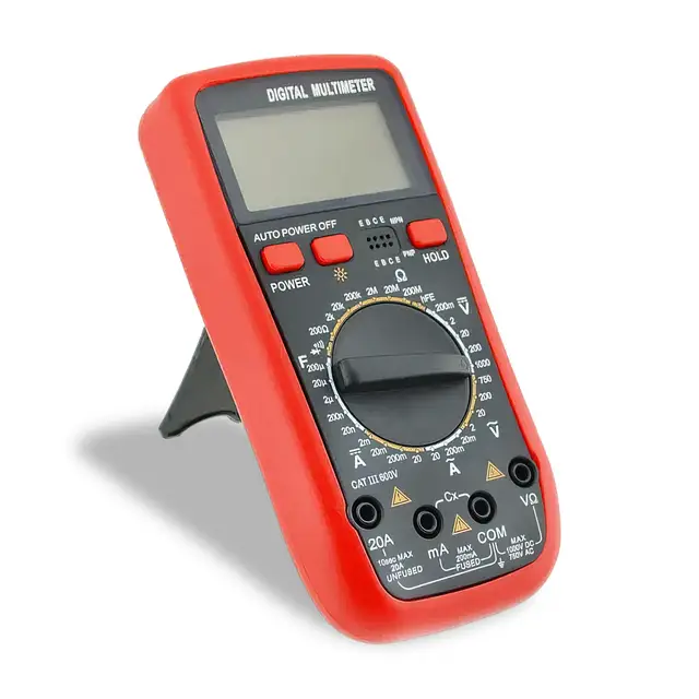 Цифровий мультиметр DT UT-61A з температурою та підсвічуванням екрану / Електричний тестер напруги / Вольтметр - Зображення 4