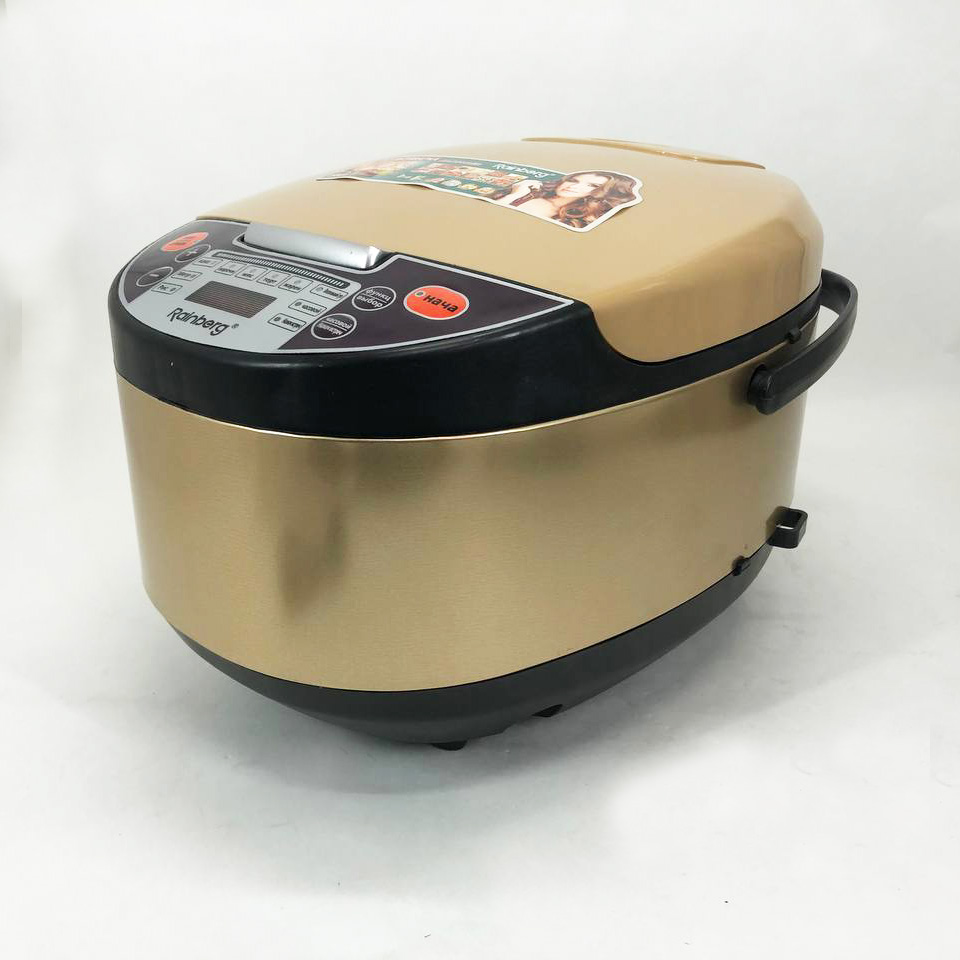 Мультиварка Rainberg RB-6207 6л 1500Вт з фритюрницею 12 програм скороварка пароварка мультиварка Beige - Зображення 7