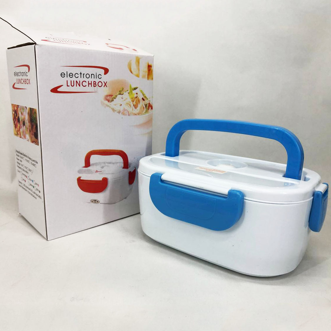 Ланч бокс електричний із підігрівом Lunch Heater 220 V Pro, ланч бокс від мережі Blue 1 Ланч бокс електричний із підігрівом Lunch Heater 220 V Pro, ланч бокс від мережі Blue