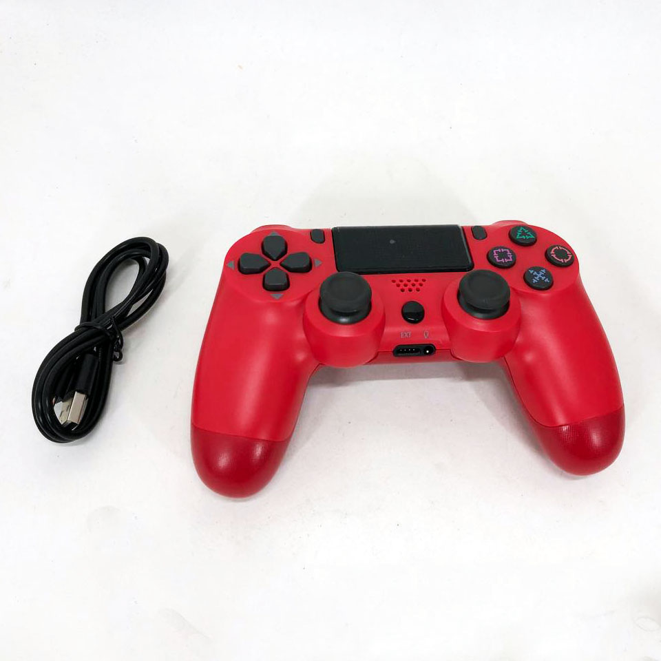 Джойстик DOUBLESHOCK для PS 4, бездротовий ігровий геймпад PS4/PC акумуляторний джойстик. Колір: червоний - Зображення 6