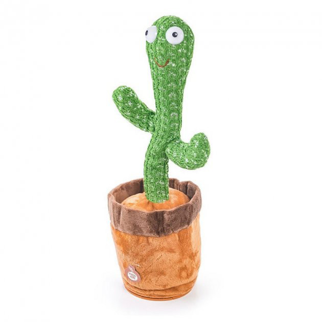 Танцюючий кактус співаючий 120 пісень з підсвічуванням Dancing Cactus TikTok іграшка Повторюшка кактус 7 Танцюючий кактус співаючий 120 пісень з підсвічуванням Dancing Cactus TikTok іграшка Повторюшка кактус - Зображення 7