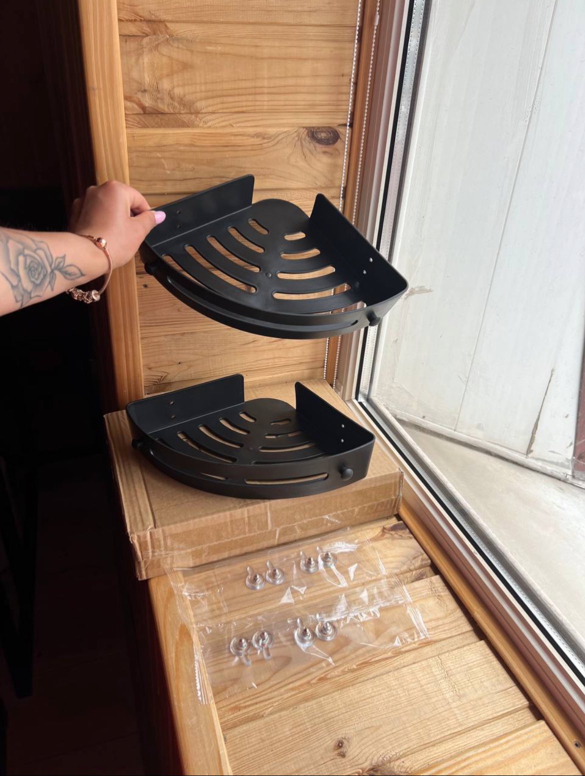 Кутові полички для ванної кімнати Storage Shelf 3 Кутові полички для ванної кімнати Storage Shelf - Зображення 3