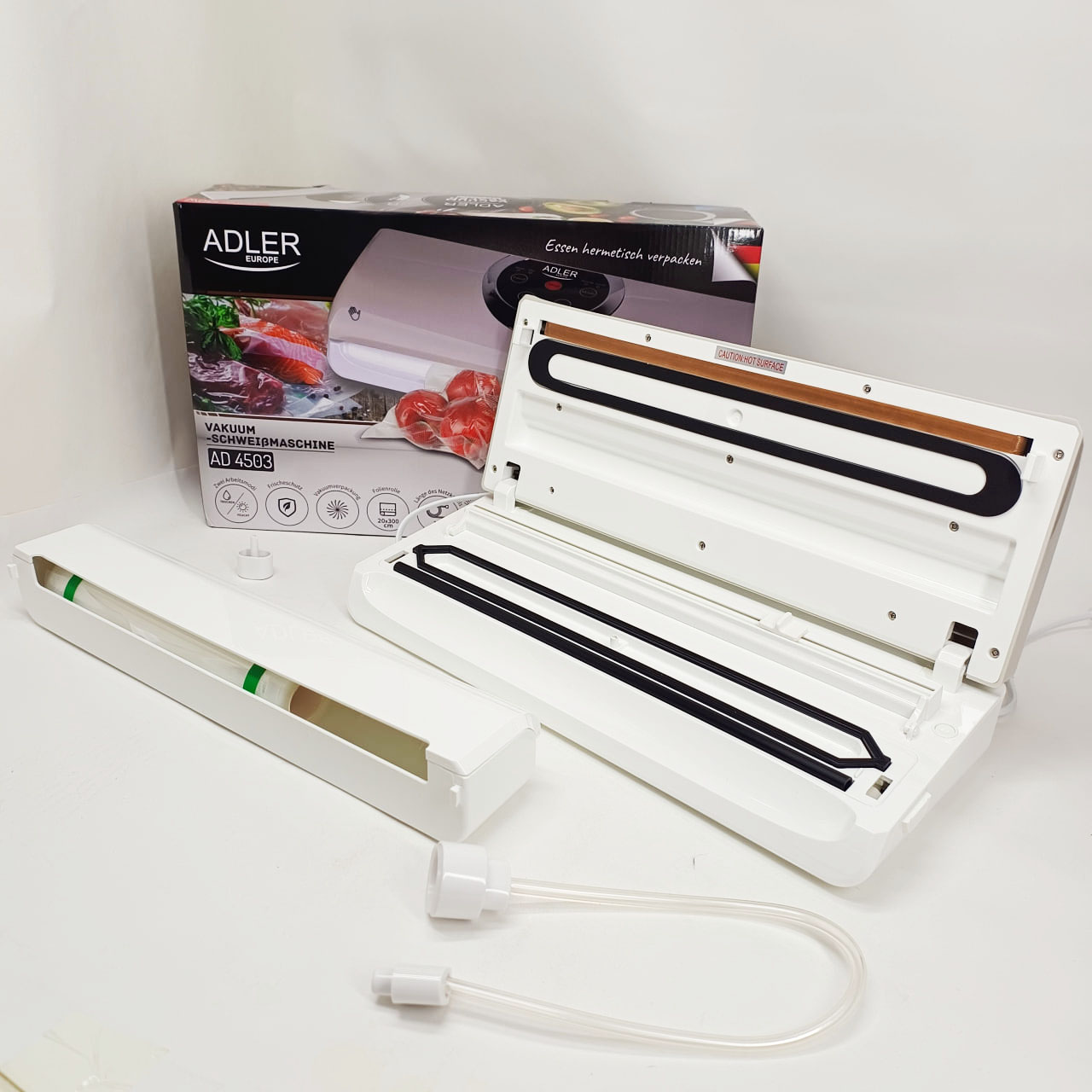 Вакуумний пакувальник для продуктів електричний Adler AD 4503 1 Вакуумний пакувальник для продуктів електричний Adler AD 4503