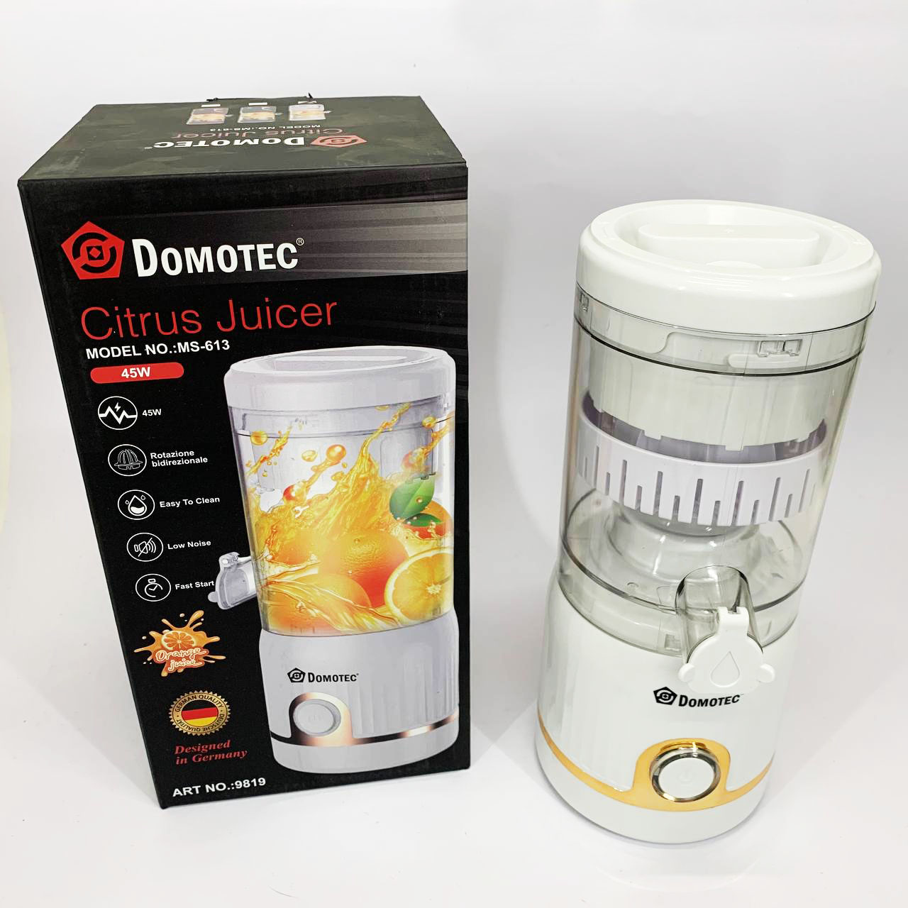 Блендер з Domotec MS-613 250мл. Колір: білий 6 Блендер з Domotec MS-613 250мл. Колір: білий - Зображення 6