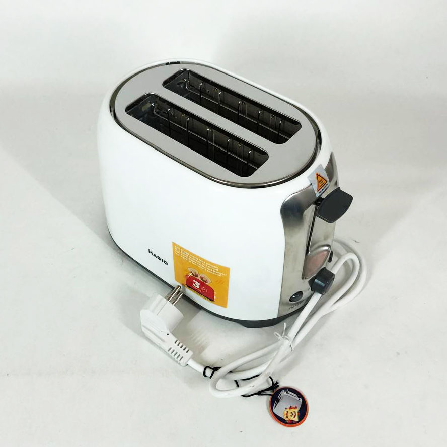 Тостер MAGIO MG-272W 750 Вт, тостер кухонний, тостери для дому, тостерниця, сендвіч-тостери. Колір: білий - Зображення 3