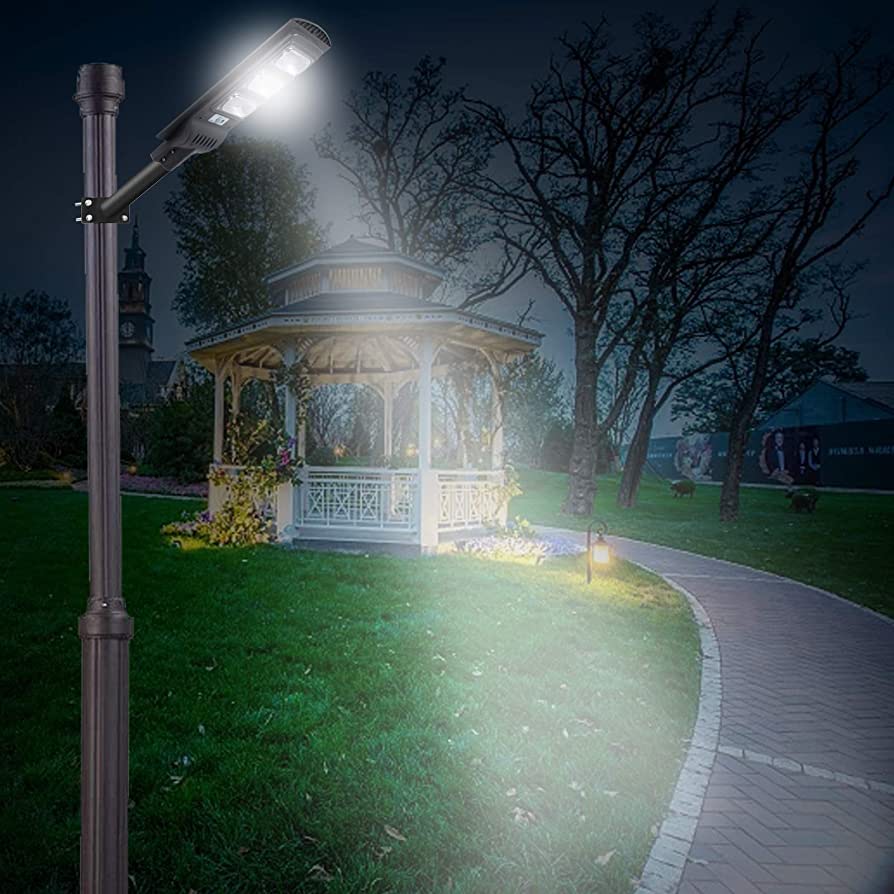 Вуличний ліхтар на стовп solar street light BL BK120-6COB - Зображення 3