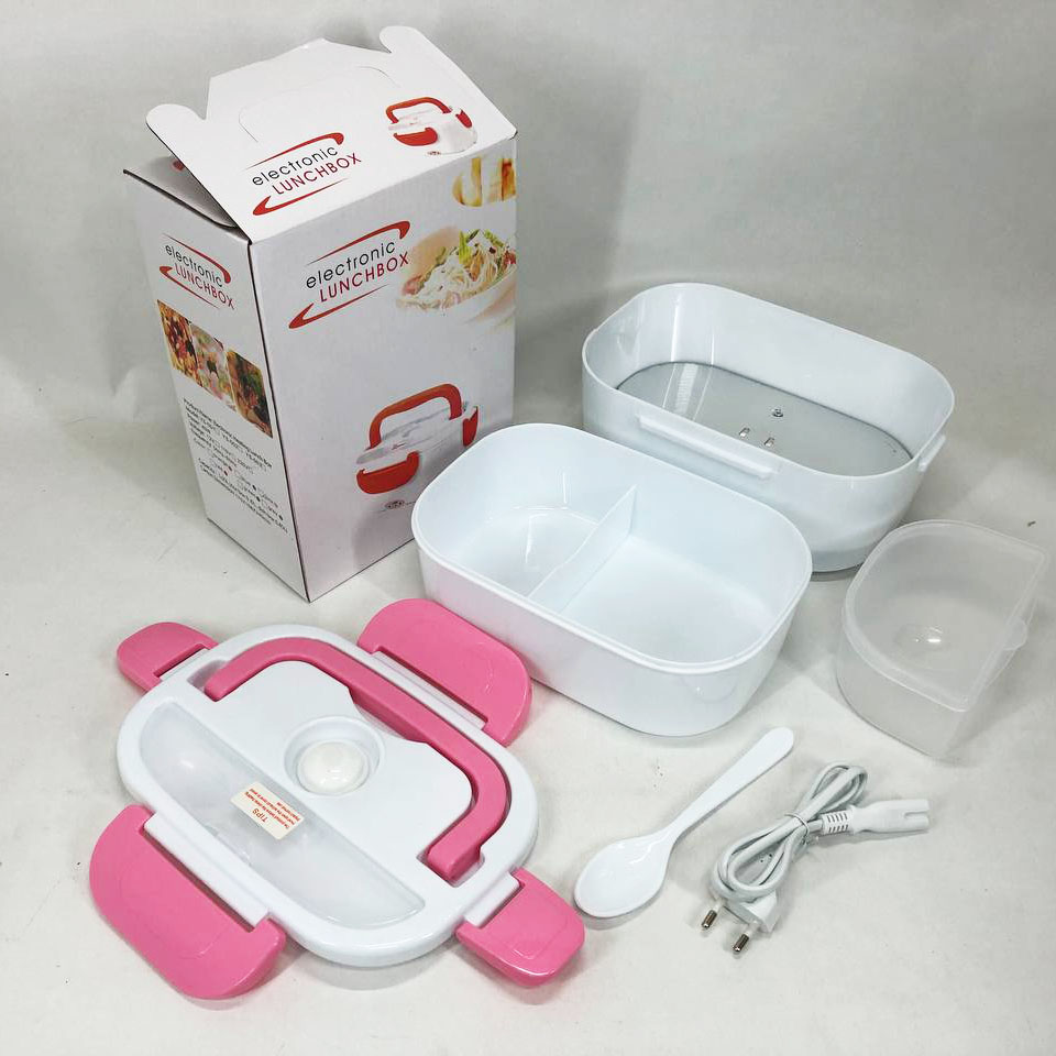 Ланч бокс електричний із підігрівом Lunch Heater 220 V Pro, ланч бокс від мережі Pink 7 Ланч бокс електричний із підігрівом Lunch Heater 220 V Pro, ланч бокс від мережі Pink - Зображення 7