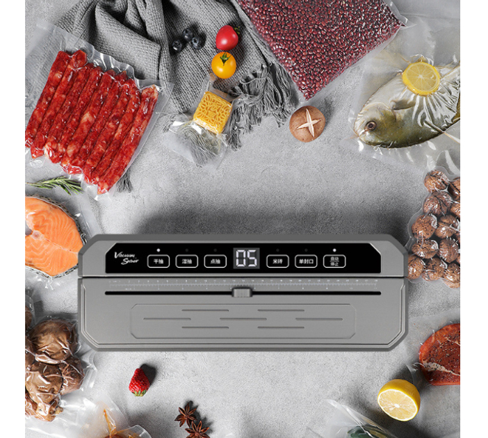 Вакуумний пакувальник універсальний Food Vaccum Sealer 65 kPa 6 режимів - Зображення 6