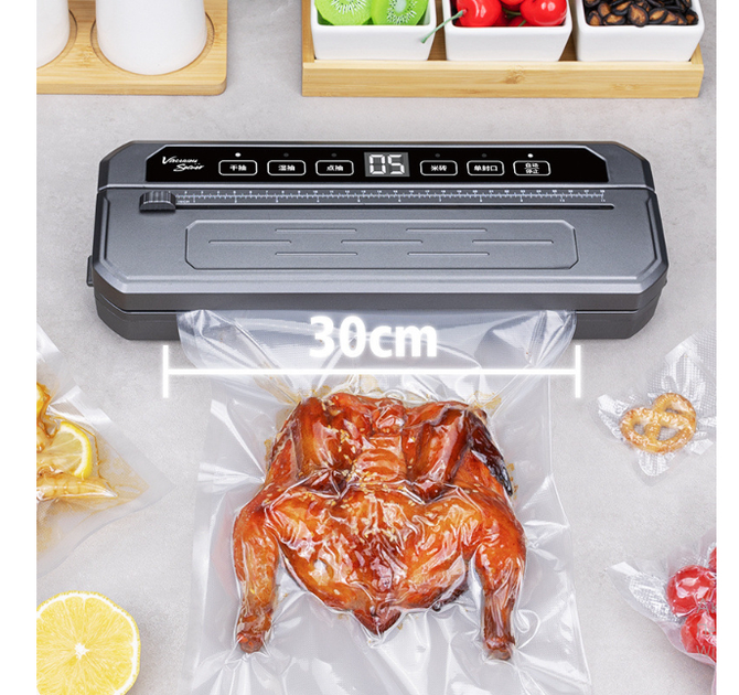 Вакуумний пакувальник універсальний Food Vaccum Sealer 65 kPa 6 режимів - Зображення 7