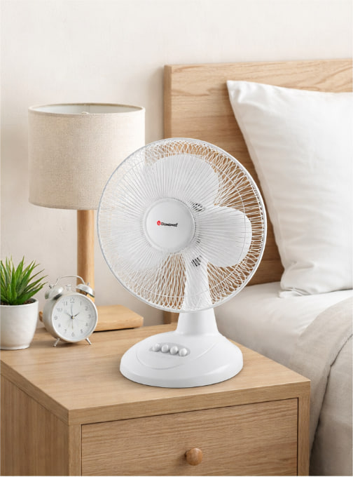 Вентилятор настільний DOMOTEC MS-1626 White з автоповоротом 3 режими 40 Вт - Зображення 4