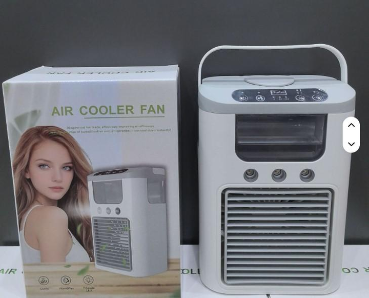 Вентилятор охолоджувач 3в1 Air Cooler Fan 1346 з USB-живленням, зволоженням та LED-підсвічуванням 2 Вентилятор охолоджувач 3в1 Air Cooler Fan 1346 з USB-живленням, зволоженням та LED-підсвічуванням - Зображення 2