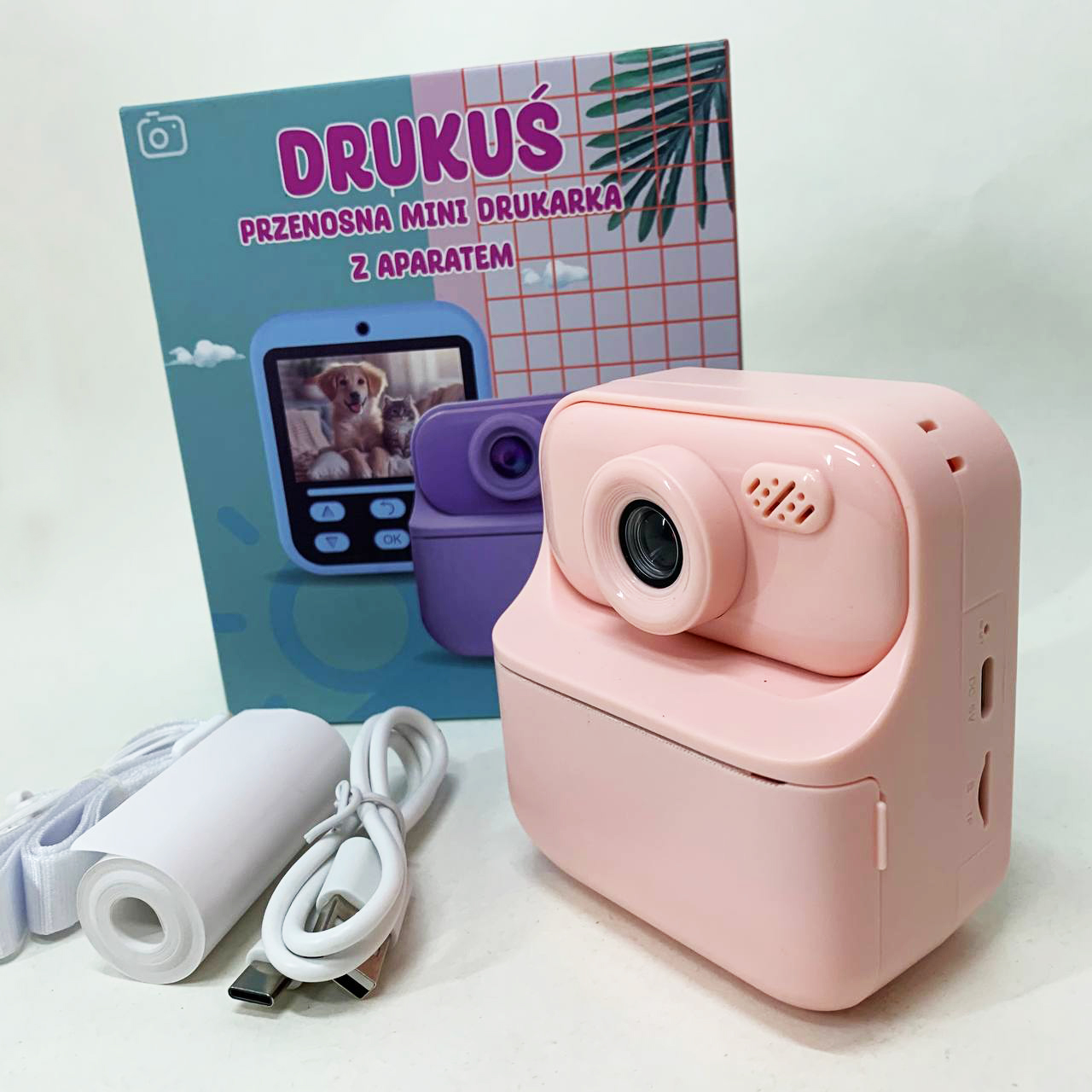 Дитячий фотоапарат миттєвого друку S1 Pink - Зображення 3