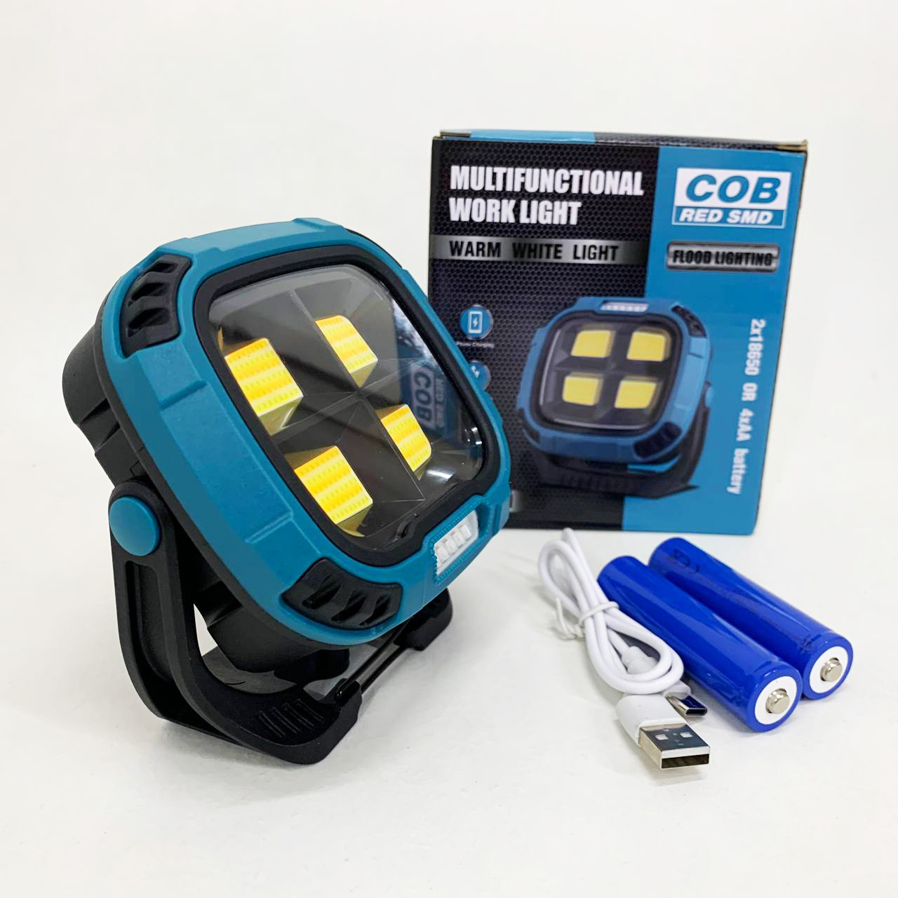 Кемпінговий ліхтар з 4 COB та 5 SMD світлодіодами з функцією Power bank - Зображення 7
