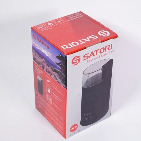 Кавомолка електрична SATORI SG-1803-BL, кавомолка електрична домашня. Колір: чорний - Зображення 4