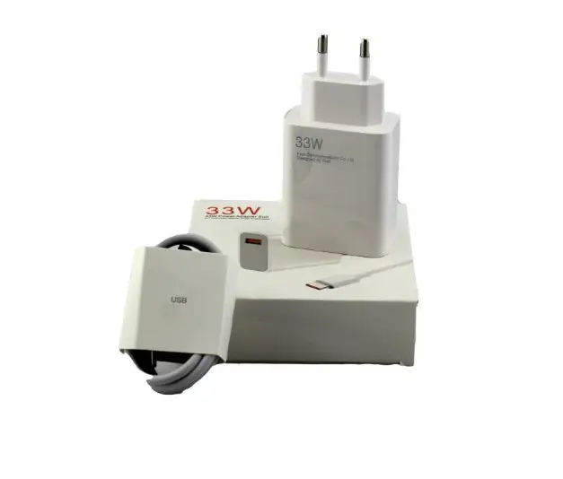 Зарядний пристрій Adapter 9168 USB з кабелем Type-C 33W White