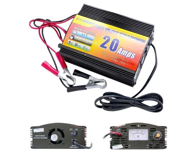 Зарядний пристрій акумулятора UKC Battery Charger 20A MA 1220A black 3 Зарядний пристрій акумулятора UKC Battery Charger 20A MA 1220A black - Зображення 3